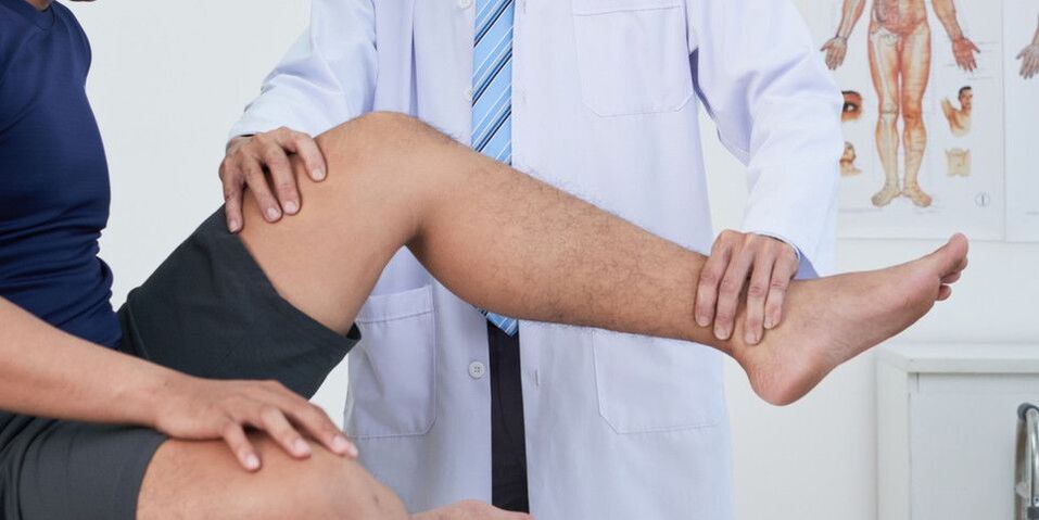 examen médical du genou